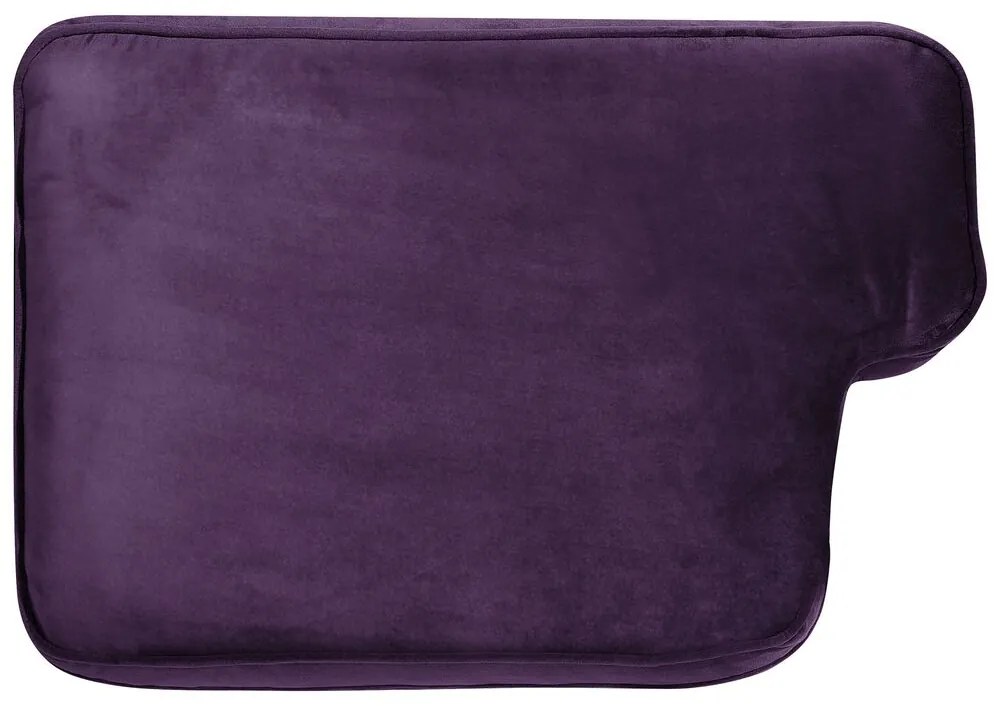 Sofá de 2 lugares em veludo violeta LOKKA Beliani