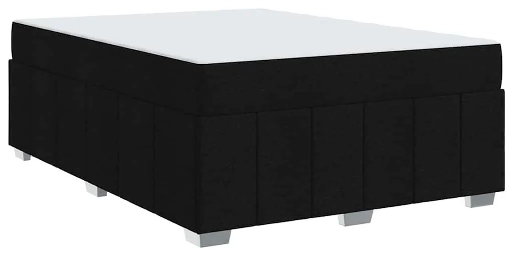Estrutura da Cama Preto 140 x 200 cm tecido