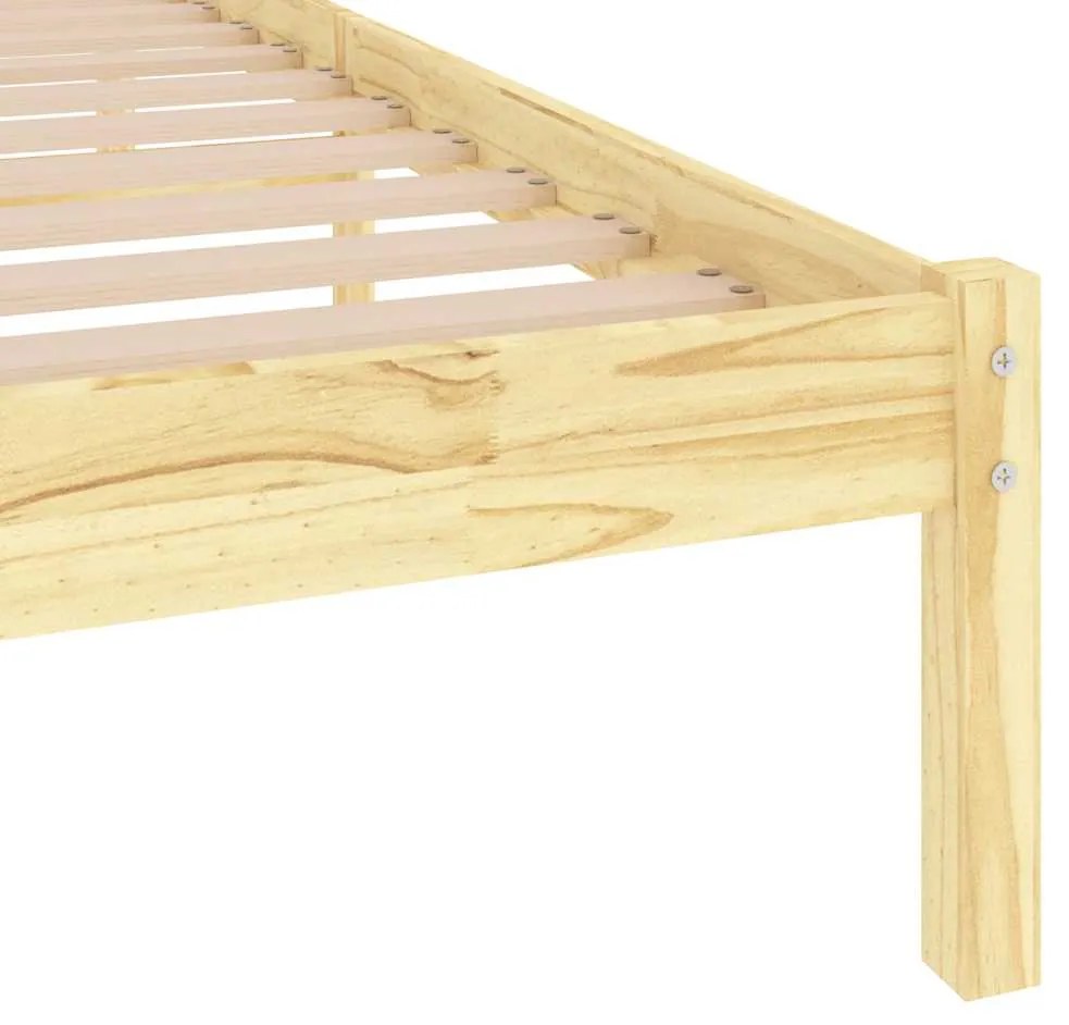 Estrutura cama pequena solteiro 75x190 cm madeira maciça