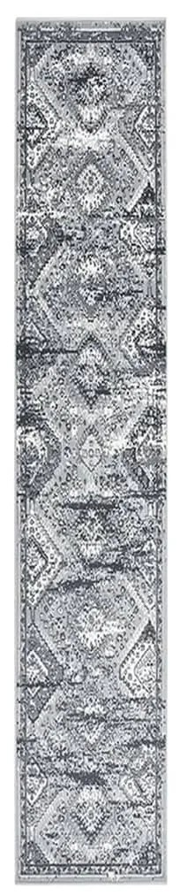 vidaXL Passadeira 60x350 cm polipropileno cinzento oriental
