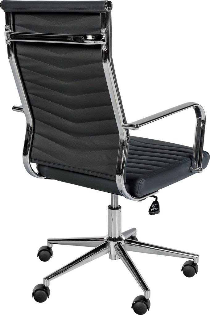 Cadeira de escritório Canby Couro sintético Preto