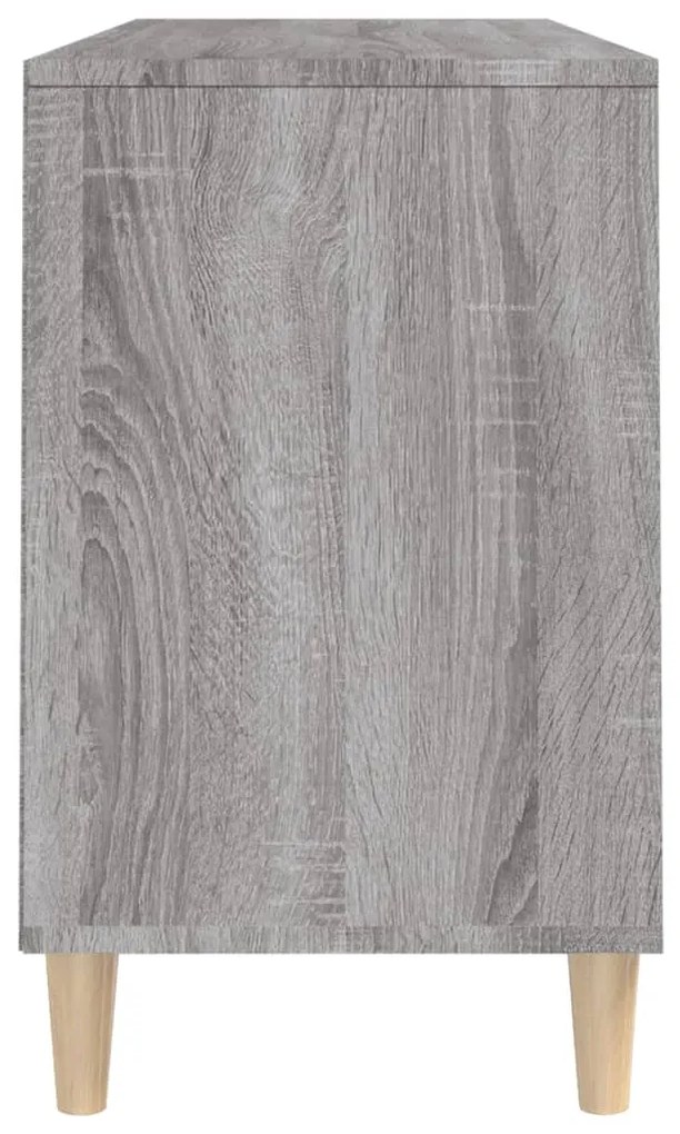 Sapateira 102x36x60 cm derivados de madeira sonoma cinza