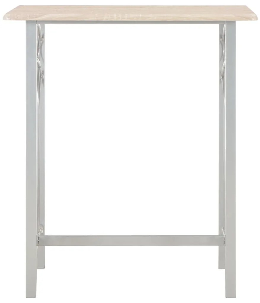 3 pcs conjunto de bar em madeira e aço