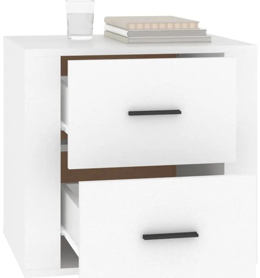 Mesa de cabeceira 50x39x47 cm branco