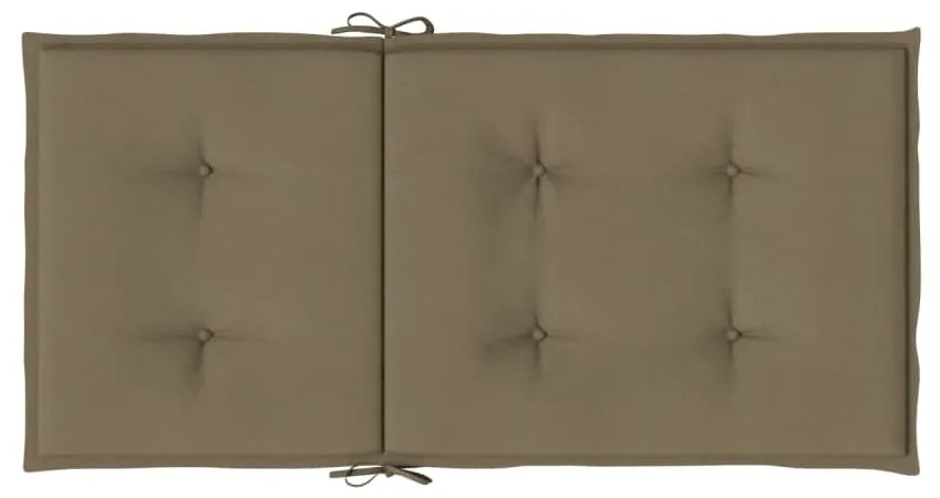 Almofadões lombares p/cadeiras 2pcs 100x50x4 cm mesclado tecido