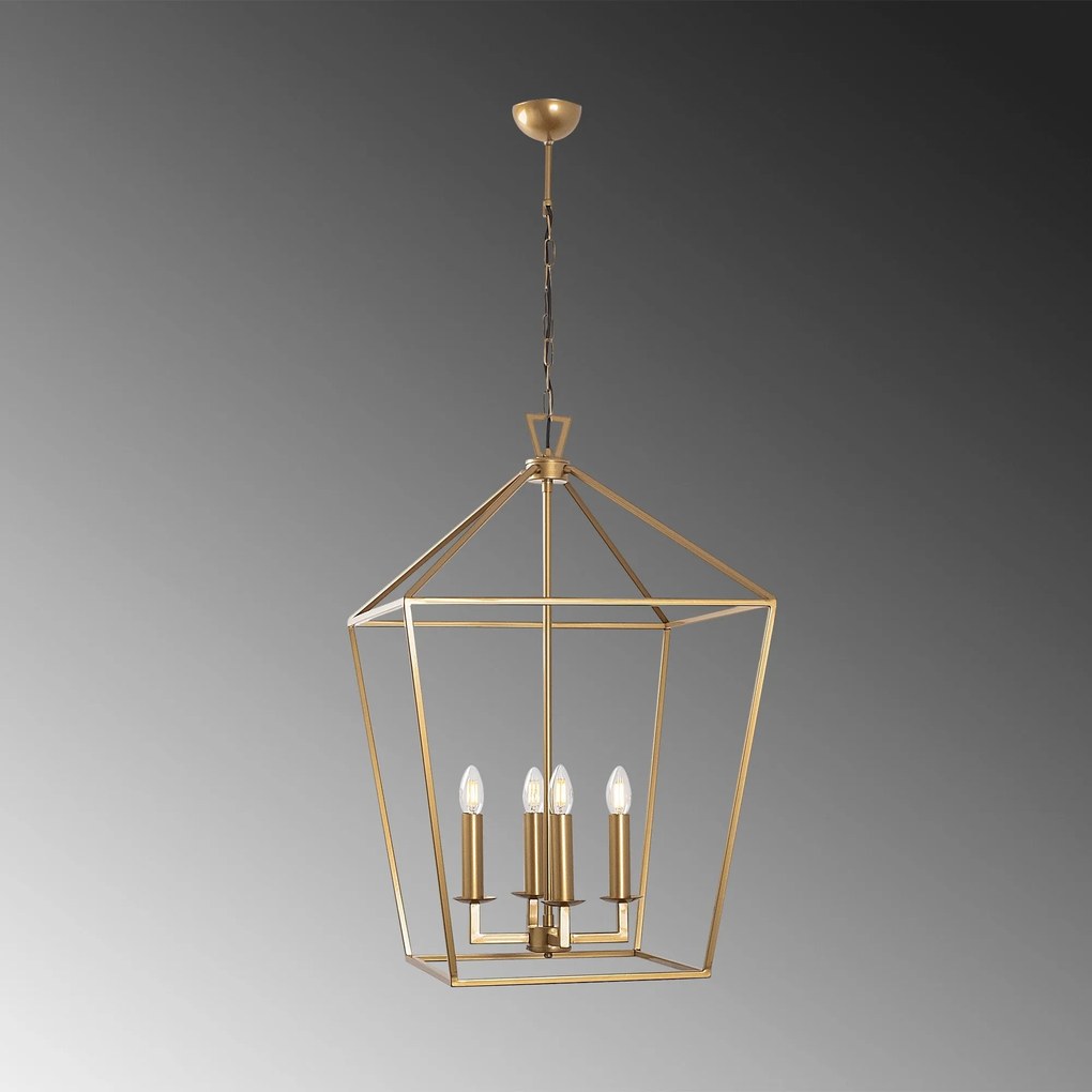 Chandelier Till – Dourado – 50 x 71 x 123 cm