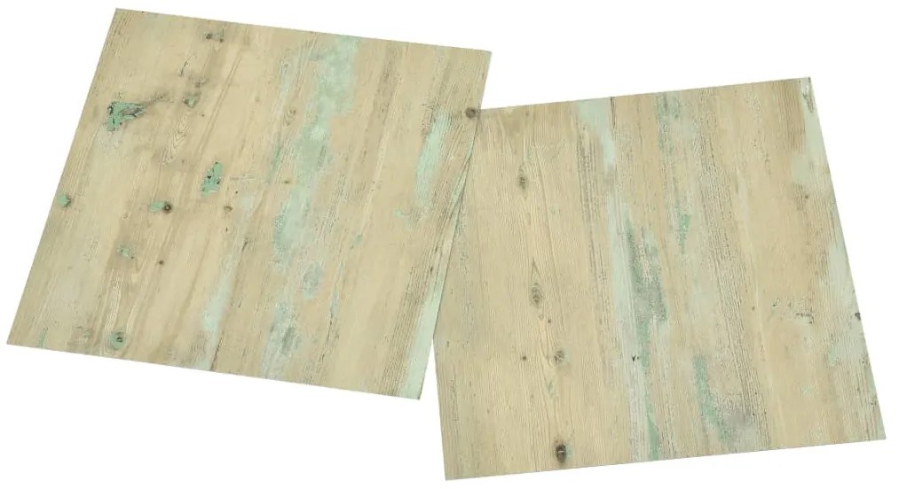 Tábuas de soalho autoadesivas 20 pcs 1,86m² PVC castanho-claro