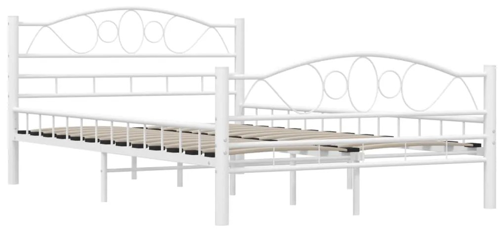 Estrutura de cama 120x200 cm metal branco