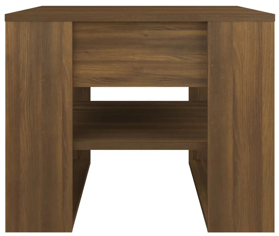Mesa centro 55,5x55x45 cm derivados de madeira carvalho fumado