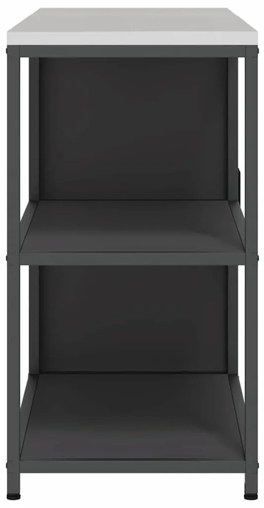 Conjunto de Armazenamento de Cozinha com prateleira 2 pcs Preto