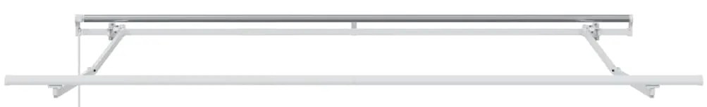 Toldo Retrátil Manual com Listras Multicoloridas 350x250 cm