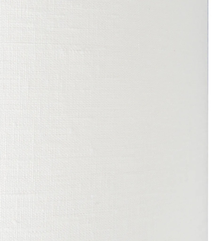 Candeeiro de suspensão em aço com abajur 35 cm branco ajustável - Blitz Moderno