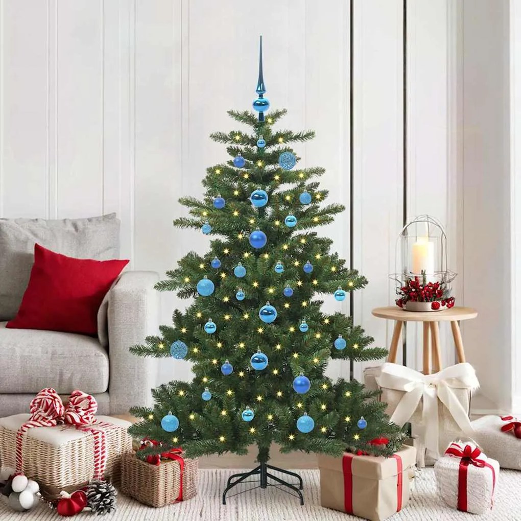 vidaXL Árvore de Natal Articulada Artificial Verde 150 cm PVC