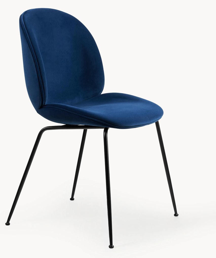 Cadeira de jantar em veludo Beetle