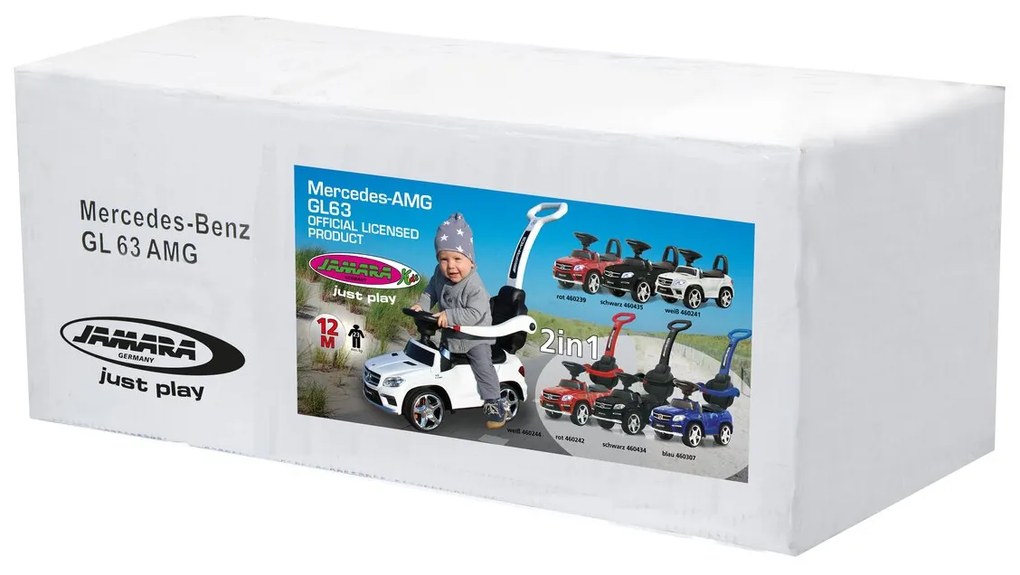 Andarilho bebés carro Mercedes-Benz AMG GL63 Branco