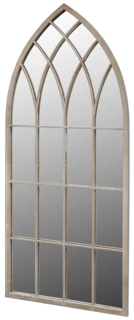 41226 vidaXL Espelho jardim gótico arqueado 50x115cm uso interior/exterior