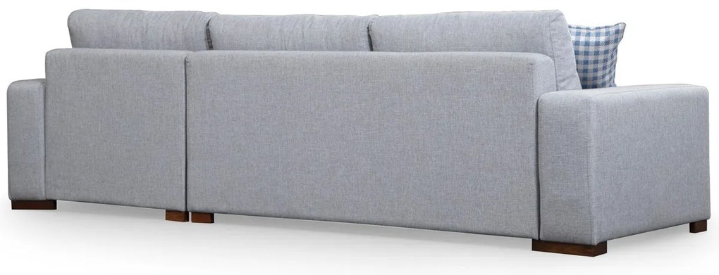 Sofá de Canto Loop – Cinzento Claro – 290 cm x 194 cm