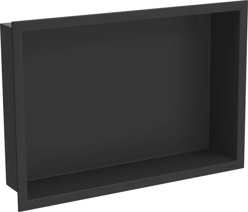 Mexen X-Wall-R prateleira embutida com flange 45 x 30 cm, preta - 1970453010