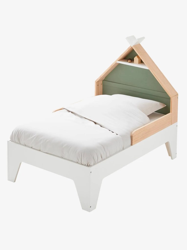 Cama evolutiva para criança, tema Tipi groen geel