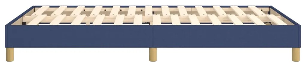 Estrutura de cama sem colchão 120x200 cm tecido azul