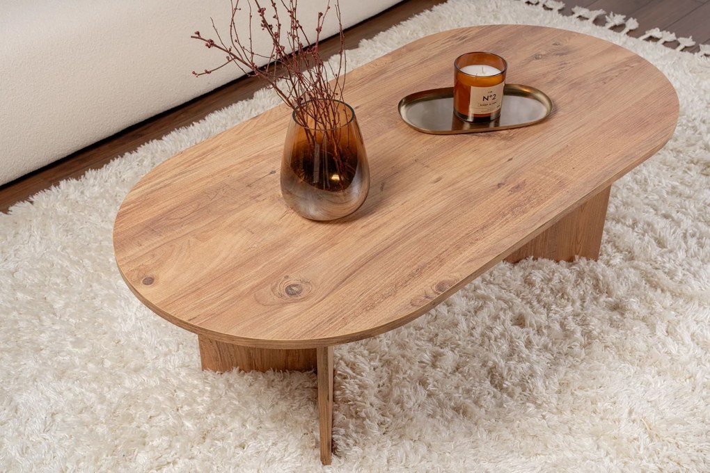 Mesa de Centro Sable – Pinho Atlântico – 119x40x60 cm