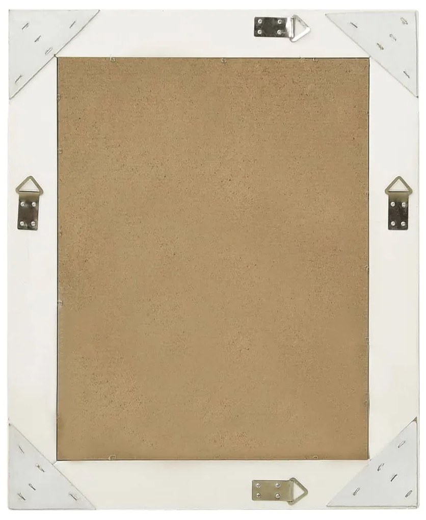 Espelho de parede estilo barroco 50x60 cm branco