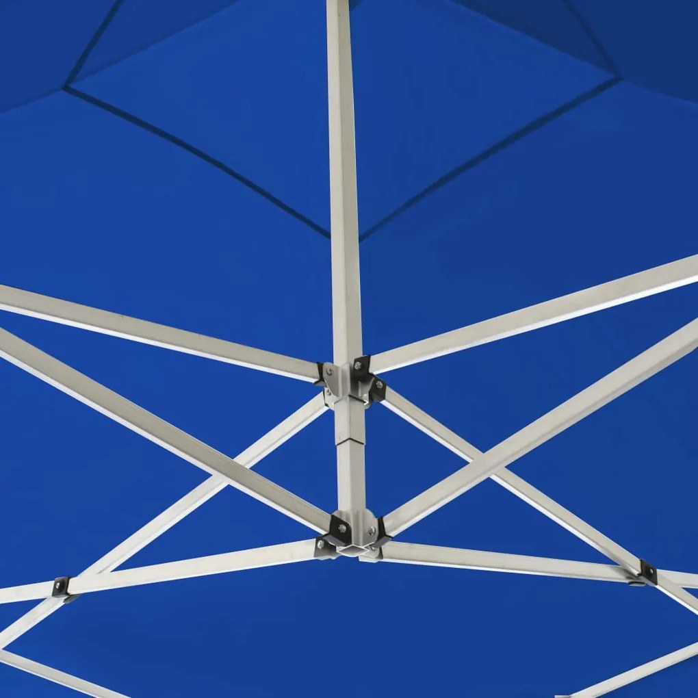 Tenda dobrável profissional com paredes alumínio 2x2 m azul