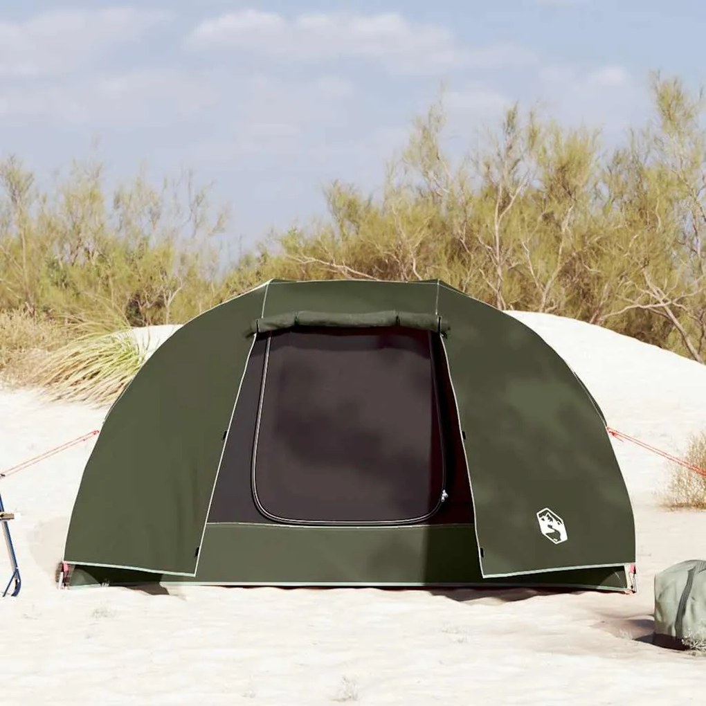 Tenda de pesca para 3 pessoas impermeável verde azeitona