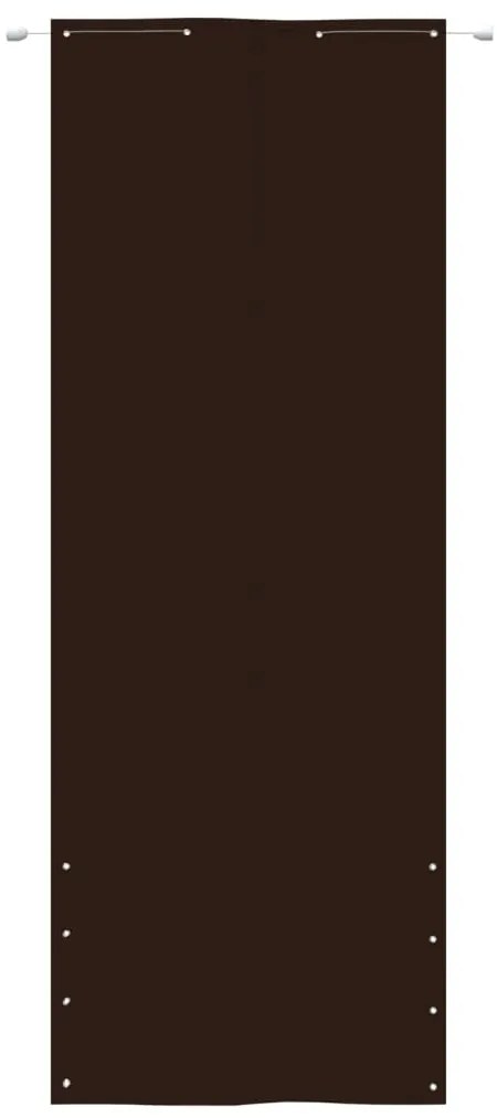 Tela de varanda 80x240 cm tecido oxford castanho