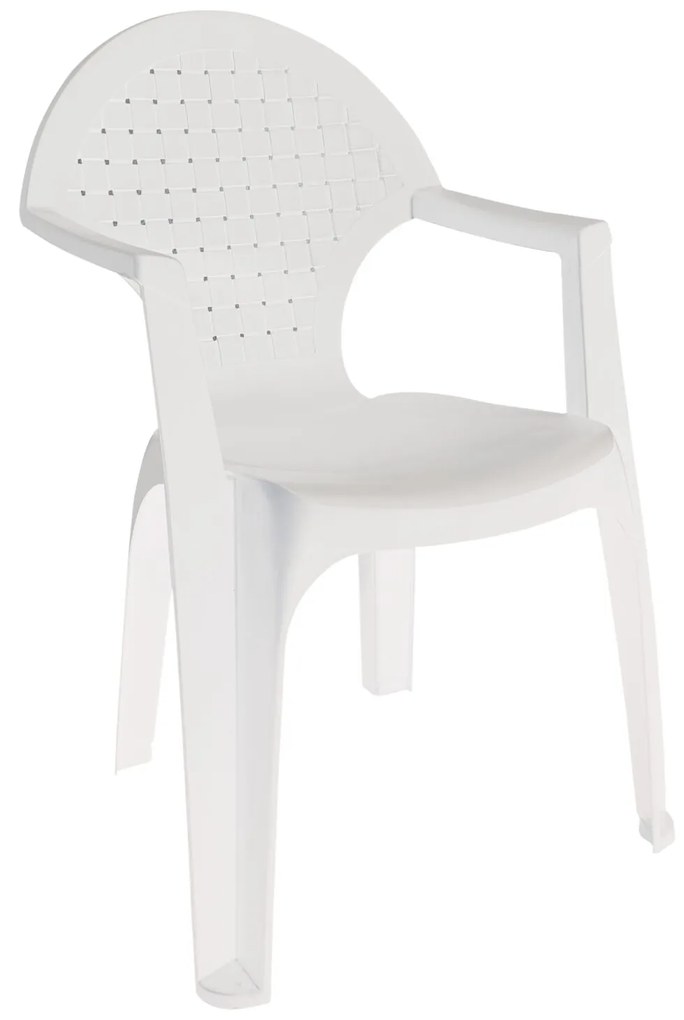 Cadeira VIANA, branco - Pack 120 unidades