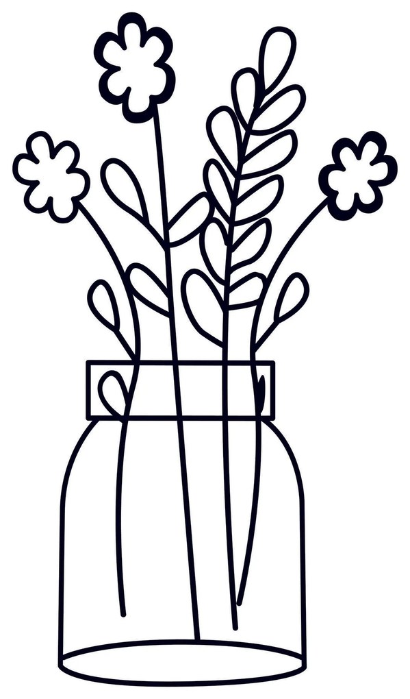 Acessório Decorativo de Parede Metal-469 – Preto – 40 x 70 cm