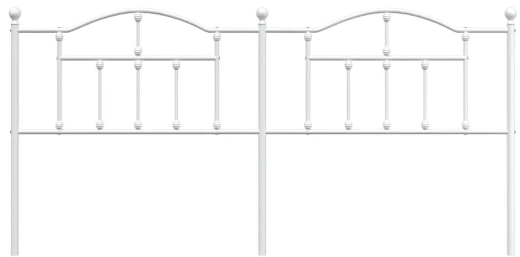 Cabeceira de cama 200 cm metal branco