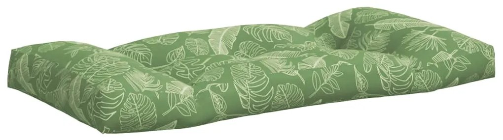 Almofadões p/ móveis paletes 2 pcs tecido oxford padrão folhas