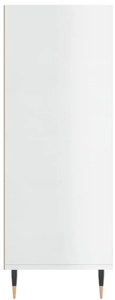 Estante 69,5x32,5x90 cm derivados de madeira branco brilhante