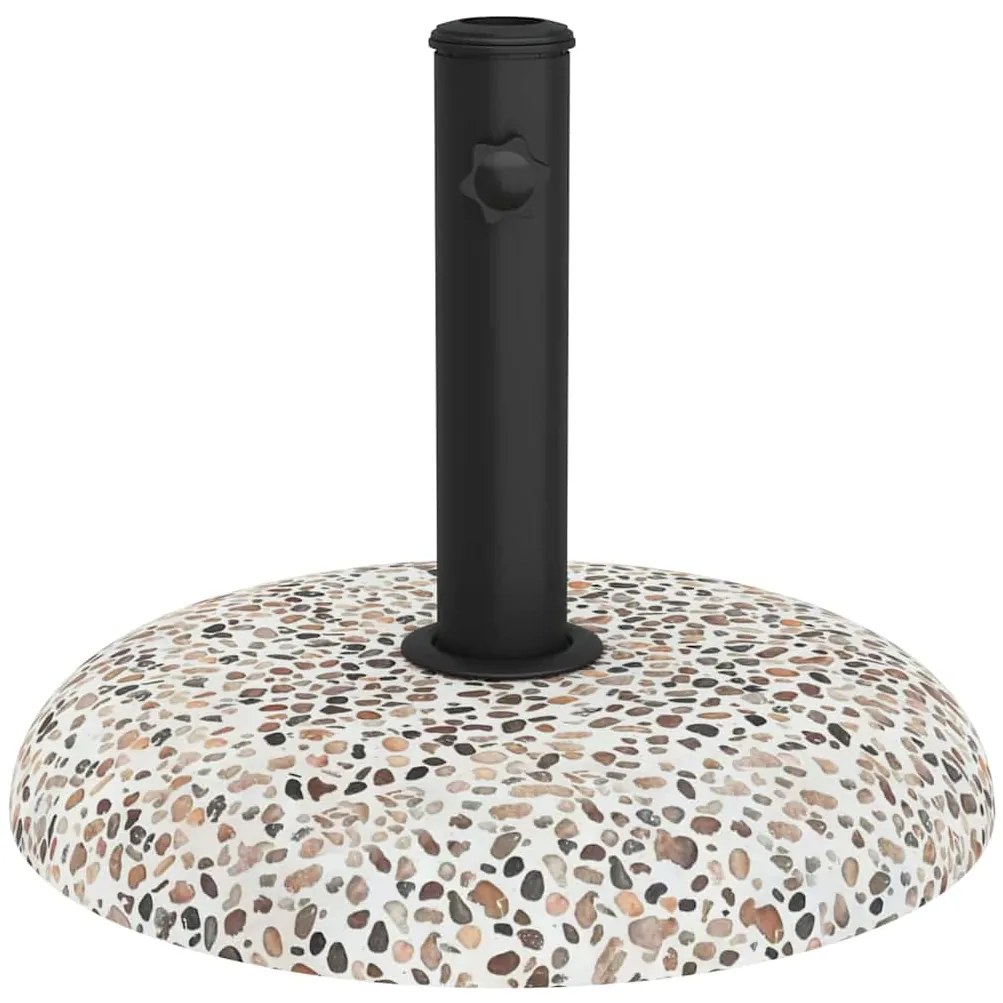 Base de Parasol para Postes de 37/42/52/58mm, Concreto Multicolorido,