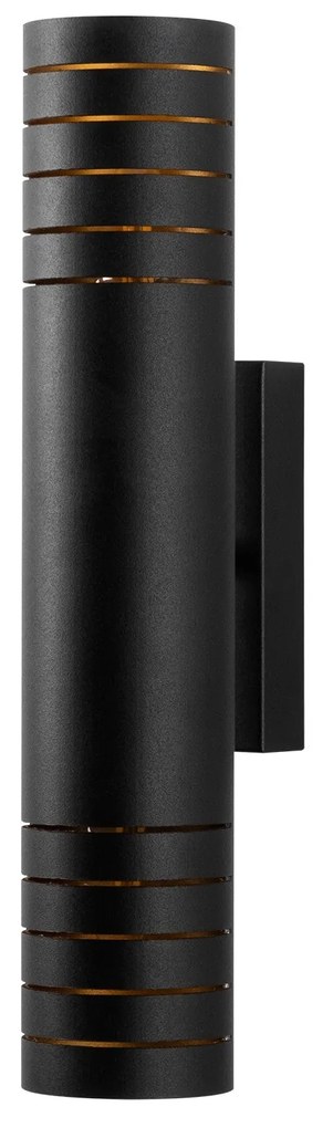 Aplique de Parede Cut – Preto e Amarelo – 8 x 12 x 40 cm