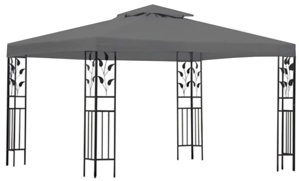 vidaXL Gazebo 300x400 cm antracite