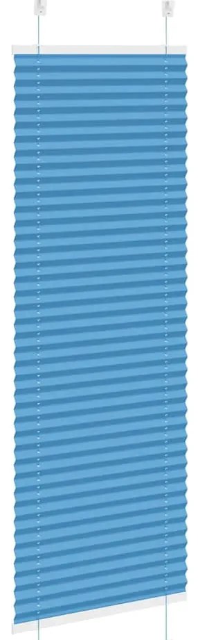 Azul Plissada Cega 50x100 cm Largura Tecido 49,4 cm Poliéster