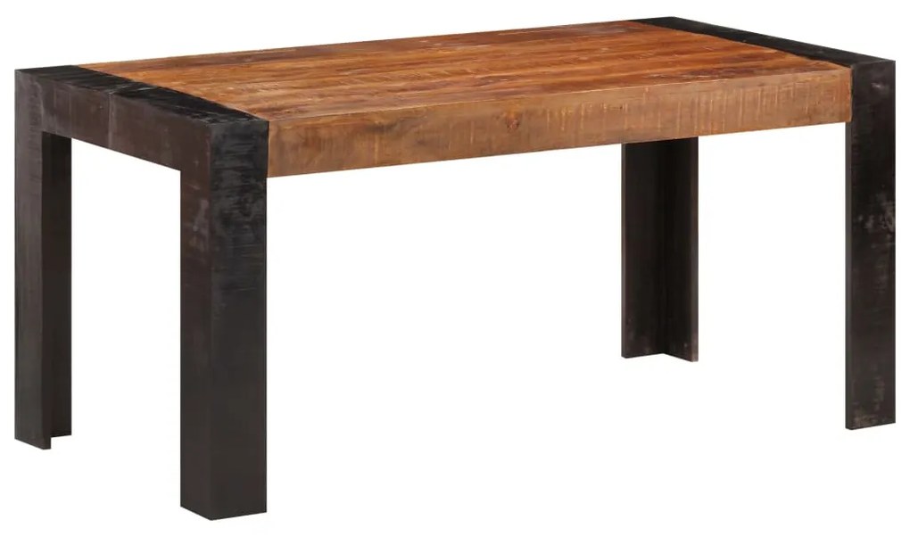 Mesa de jantar 160x80x76 cm madeira mangueira maciça