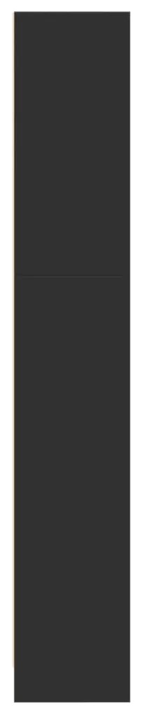 Estante 80x24x143 cm derivados de madeira preto