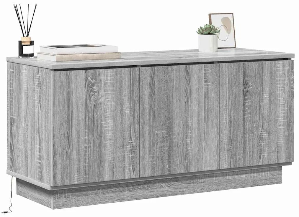 Gabinete para TV Cinzento Sonoma 100x38x49 cm Madeira engenheirada