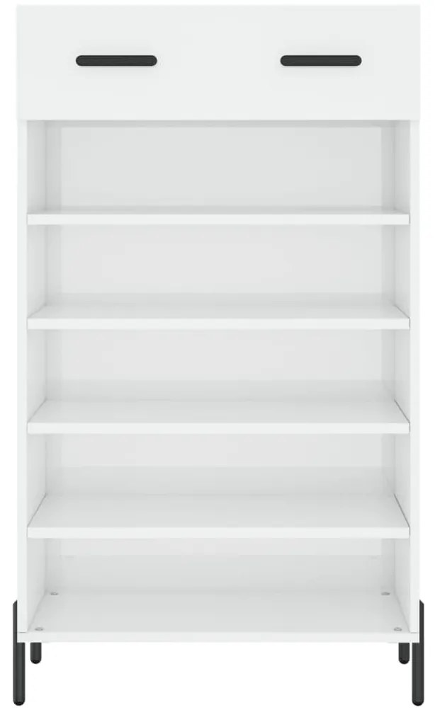 Sapateira 60x35x105 cm derivados de madeira branco brilhante