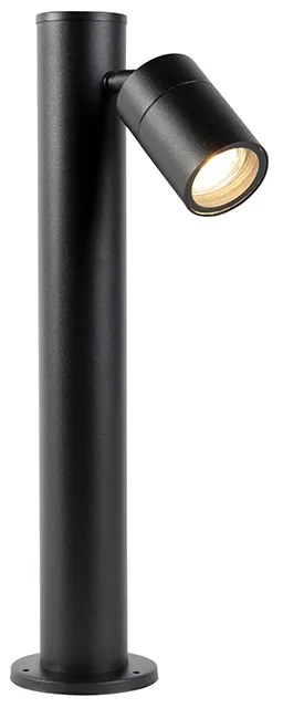 Candeeiro exterior preto 45 cm ajustável IP44 - Solo Moderno