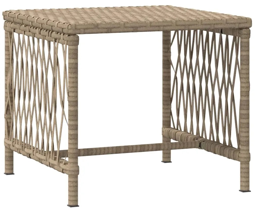 Conjunto de Espreguiçadeiras Conjunto de 3 Bege e Creme