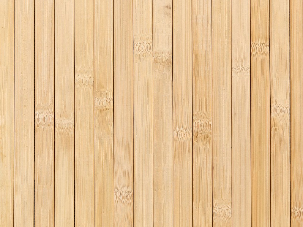 Cesto em madeira de bambu clara 60 cm KANDY Beliani