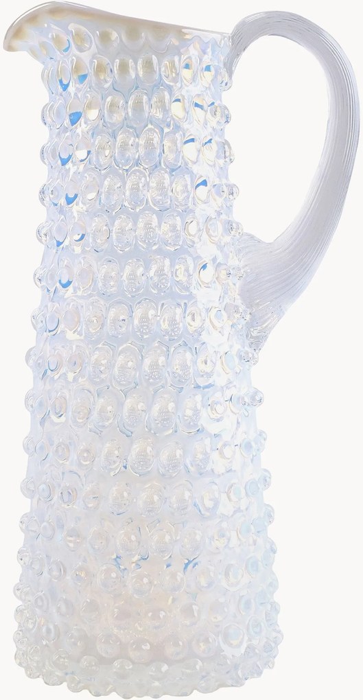 Jarro artesanal Opaline Eiffel Hobnail