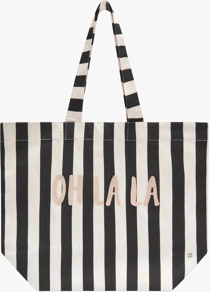 Saco shopper em algodão Oh La La