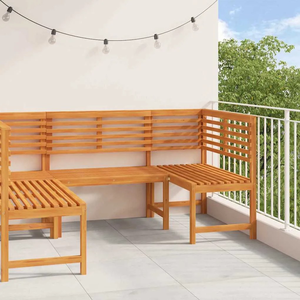 Conjunto de Jardim de 3 Peças vidaXL em Madeira Sólida de Acácia