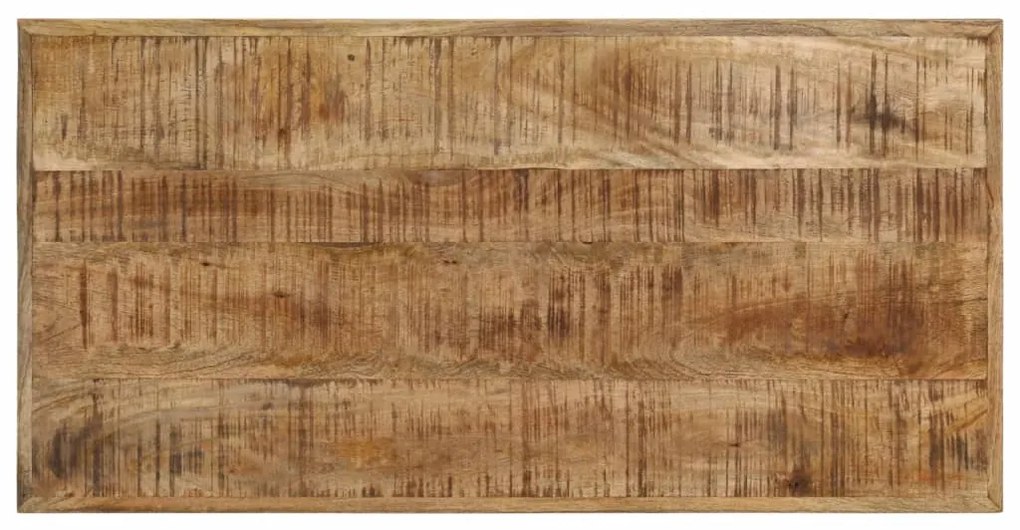 Mesa de jantar 110x55x75 cm madeira de mangueira maciça