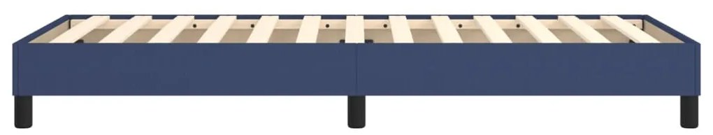 Estrutura de cama sem colchão 90x200 cm tecido azul
